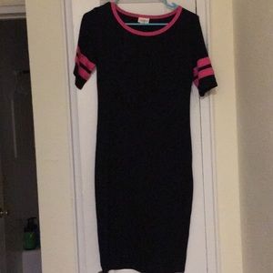 BrandNew w/Tags LulaRoe Black w/ Pink Stripe Julia
